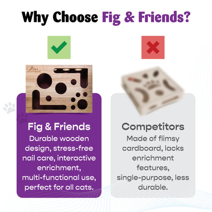 Cat Nail File Enrichment Box