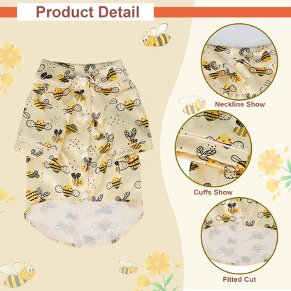 Pet Pajama Set - Cute Animal Print Loungewear