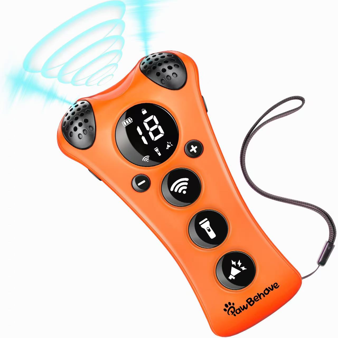 PawBehave Adjustable Ultrasonic Dog Trainer – World's First Variable Frequency Pet Behavior Corrector
